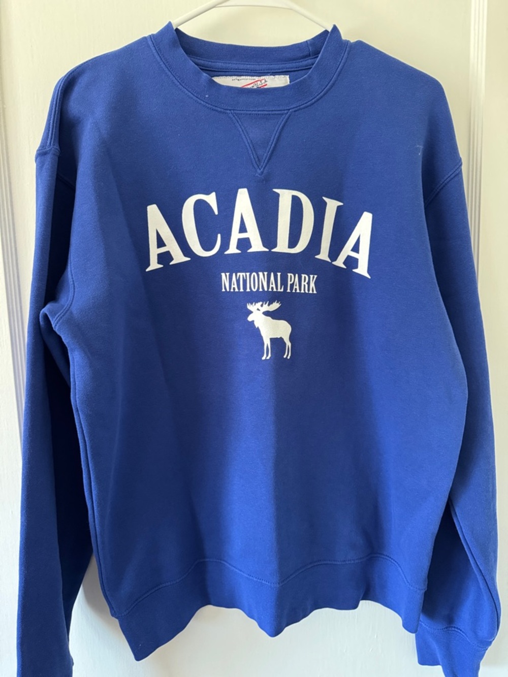 Acadia National Park Royal Blue Crewneck Sweatshirt